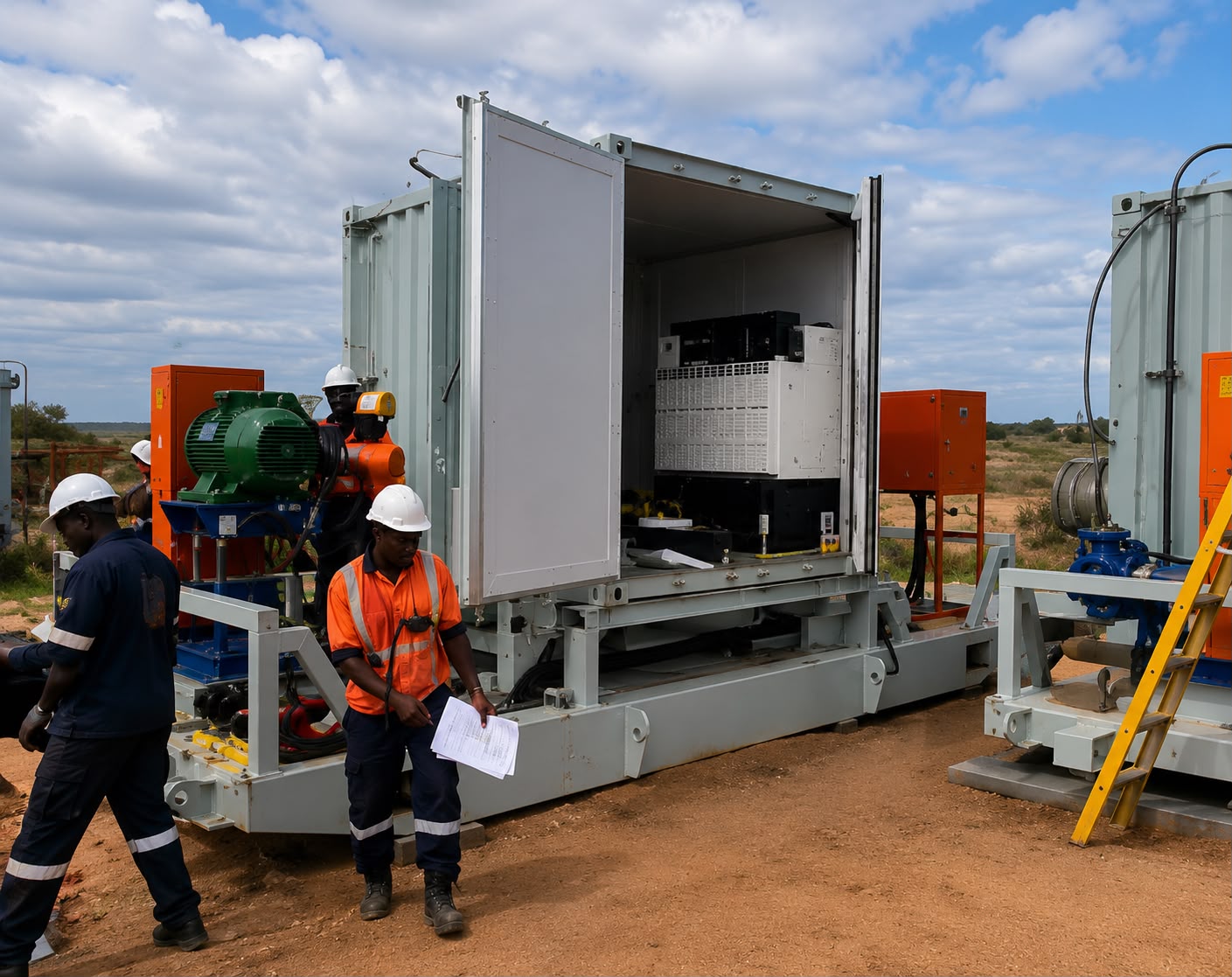 Kenmare skid installation and site equipment